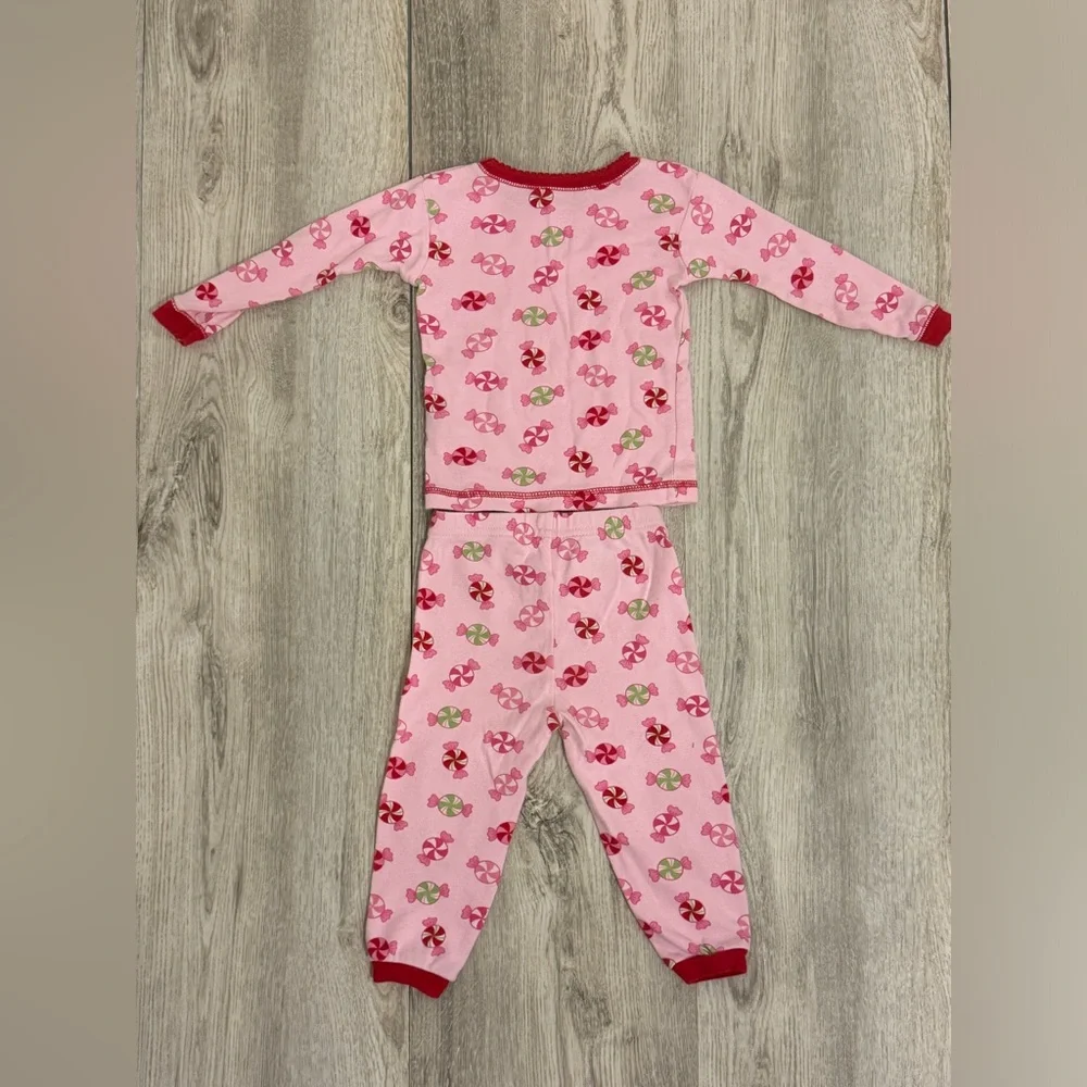 Carter’s 12 month girls peppermint candy pajamas